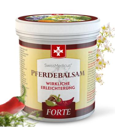 Swissmedicus horse balm Massage gel with 25 herbal extracts (legwell horse chestnut arnica eucalyptus) noticeable relief for massage for musk g lenke back warmly 250ml