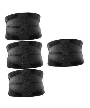 Gatuida 4pcs Protection Belt Back Brace for Lower Back Sports Waist Support Waist Support Belt Sports Supply Waist Fixed Band Breathable Back Brace Waist Protective Belt Waist Support Band