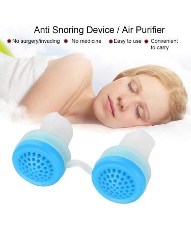 Anti-Snore Nose Purifier - Stop Snoring Aid Stopper Device (Blue) - Buy Online on GoSupps.com
