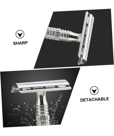 Beavorty 4-Piece Bald Head & Beard Razor Set - Double-Sided Manual Shaver for Men | Perfect Gift Box - Buy Online on GoSupps.com