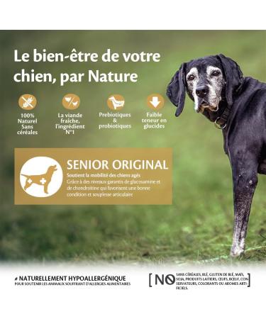 Wellness Core Original Senior Natural and Grain-Free Senior Dog Food for All Sizes Turkey/Chicken 1.8 kg - Buy Online on GoSupps.com