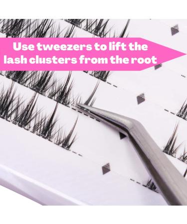 SLONG Manga Anime Cluster Lashes Extension Kit - Thin Clear Band for Natural Look, Cosplay Makeup Tools (UP-02) - Buy Online on GoSupps.com