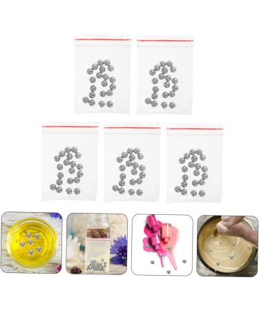 Ipetboom Mixing Tools 5 Nail Stirring Stainless Nail Polish Paint Mixing Balls Mixing Agitators Nail Gel Polish Nail Polish Mixer Balls Multifunction Nail Stainless Steel Mixing Bottle - Buy Online on GoSupps.com