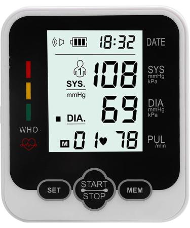 Automatic Voice Broadcast Wrist Blood Pressure Monitor - LCD Screen Blood Pressure Detector - Buy Online on GoSupps.com