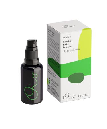 OIO The Forest Retreat Soothing Facial Emulsion Lightweight Hydrating Moisturizing & Soothing Anti Aging Face Lotion with 14 Botanical Extracts for Soft Resilient Skin Natural Forest Scent 30ml