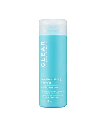Paula's Choice CLEAR Pore Normalizing Cleanser, Salicylic Acid Acne Face Wash, Redness & Blackheads, 6 Ounce