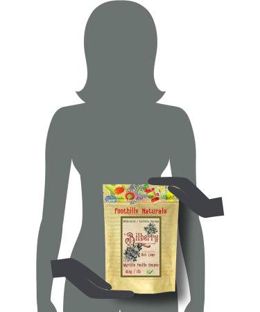 Foothills Naturals Bilberry Leaf Cut Wildcrafted 300g No Additives or Preservatives - Buy Online on GoSupps.com