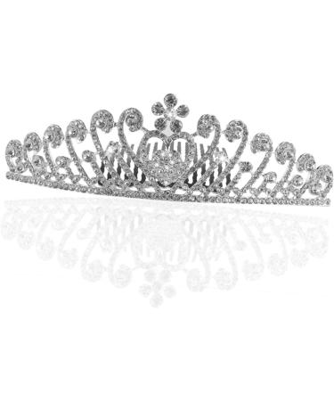 Beaupretty Crown Comb bridal headpiece Bridal Comb Rhinestone Bridal Comb Headpiece Tiara Comb Wedding Tiara - Buy Online on GoSupps.com