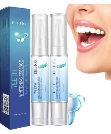 Teeth Whitening Essence  Teeth Whitening Pen  Purely White Deluxe Teeth Whitening Kit  Oral Care  Best Teeth Whitening Products  Intensive Stain Removal Teeth Reduce Yellowing (2PCS)