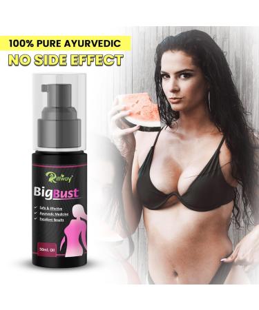 Big Bust Breast Spray Oil - Increase Breast Size by Two Cups - Women's Breast Enhancement Oil - Buy Online on GoSupps.com