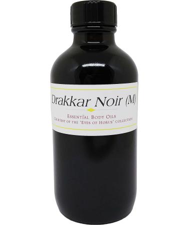 Drakkar Noir - Type GL For Men Scented Body Oil Fragrance Regular Cap - Brown - 4 oz. - ID#35151 4 Fl Oz (Pack of 1)