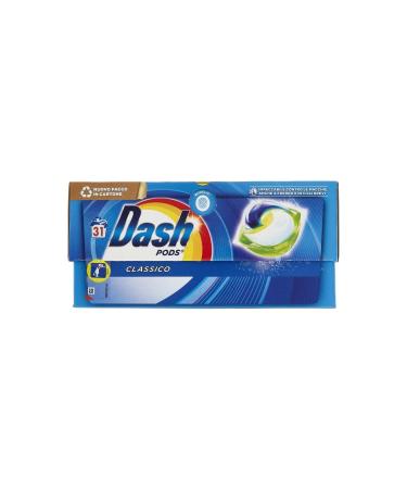 Dash Pods Washing Machine in Capsules Classic, 31 x 21 g