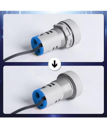 Buy FBBULES LED Waterproof Digital Thermometer for Aquariums | AC60-380V -20 to +199 | Accurate Round Measuring Device - 1 PC - Buy Online on GoSupps.com