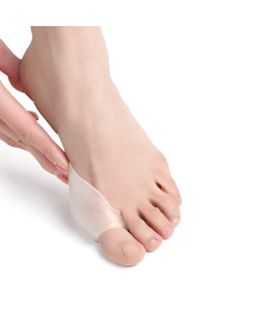 HAOSEM 2pcs/pair Gel Bunion Corrector Protector Bunion Pads to Relieve Pain from Friction and Pressure