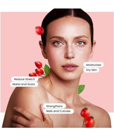 Huile de rose musqu e bio press e froid 100 ml pour un soin naturel du visage anti- ge - Huile de rose musqu e bio press e froid - Soin nourrissant pour le visage et le cuir chevelu - Buy Online on GoSupps.com