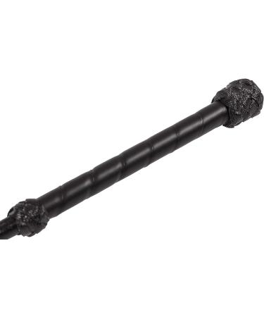 Huntley Equestrian 18 Inch Leather Jumping Bat Riding Crop - Handcrafted in England - Black Leather Handle - Buy Online on GoSupps.com
