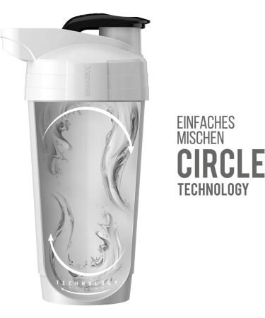 Buy Loot White Katakana Shaker 700ml | BPA-Free Protein & Fitness Shaker | Leak-Proof with Measurement Scale | Lump-Free Shakes - Buy Online on GoSupps.com