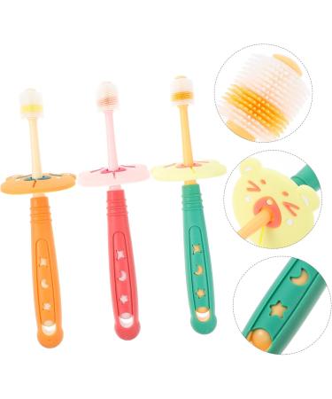 Goohochy Baby Toothbrush - Soft Silicone Tooth Cleaning Brush for Babies & Toddlers | Cheetopia Nano Material - Buy Online on GoSupps.com