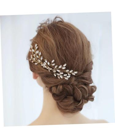 Beaupretty Accessories Combs For Women accessories for women wedding barrettes for women womens clips Side Comb Clip prom headpiece rhinestone comb rhinestones bride Comb - Buy Online on GoSupps.com