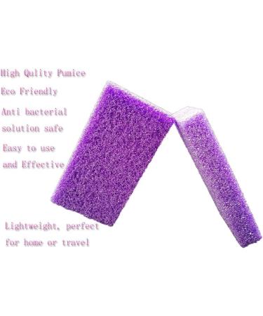 70-Piece Pedicure Exfoliator Kit: Disposable Pumice Stone, Sponge Scrubber, Callus Remover, Nail Files - Purple - Buy Online on GoSupps.com