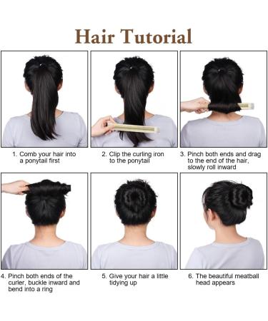 URAQT Hair Bun Shaper 2Pcs - Easy Donut Bun Maker for French Twist & Ballet Hairstyles - Stylish Hair Styling Accessories for Girls & Women in Beige - Buy Online on GoSupps.com