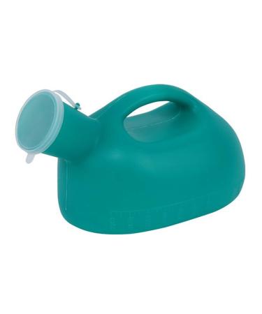 Men Urinal Urinals for Men - 2000mL Thick Plastic Mens Bedpan with Lid - Male Portable Pee Bottles - Travel Urine Collection Containers Convenient and Practical Urinal