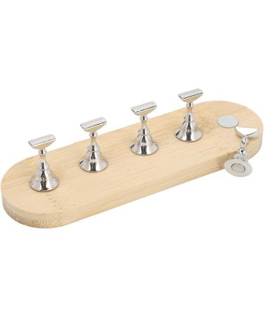 Kuuleyn Nail Display Stand Magnetic Practice Nail Stand Set DIY Log Press On Fixation Magnetic Fake Nail Holder for Beginner Manicure - Buy Online on GoSupps.com