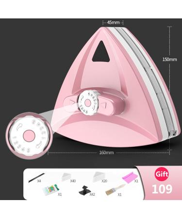 Window Cleaner Magnetic Double Sided Window Glass Cleaner 5-Files Adjustable Thickness Home Magnets Wiper Cleaning Brush Tools for Double Glazed Window Thickness (Pink) - Buy Online on GoSupps.com