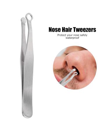 Nose Hair Clips 2 Pack - Waterproof Easy & Painless Stainless Steel Design for Safe Grooming - Buy Online on GoSupps.com