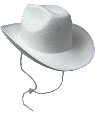 Cosmic Chameleon White Western Cowboy Hat with Bandana - Stylish and versatile accessory - Buy Online on GoSupps.com