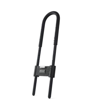 4 Digit Combination Padlock,Heavy Duty Anti Theft U-Shape Security Code Lock with Adjustable Shackle,for Bicycles, E-Bike,Mountain Bike,Glass Door,Gates,Shed, Fence  Adjustable Range 175-330mm 3X-Large(16.33*4.52") Black-U5 - Buy Online on GoSupps.com