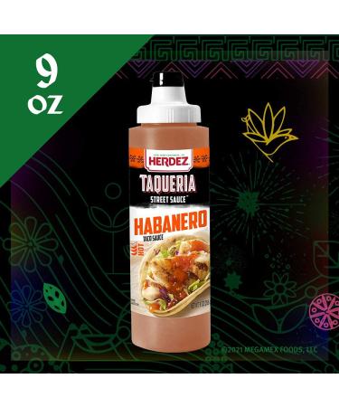 Herdez Taqueria Street Taco Sauce HABANERO - Gluten Free - 2-9 oz Pack - Buy Online on GoSupps.com