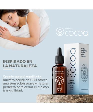  Feel Cocoa CBD Oil 30% (20% CBD + 10% CBG) by Feel Cocoa 30ml Made entirely organically and sustainably to help muscle processes - Buy Online on GoSupps.com