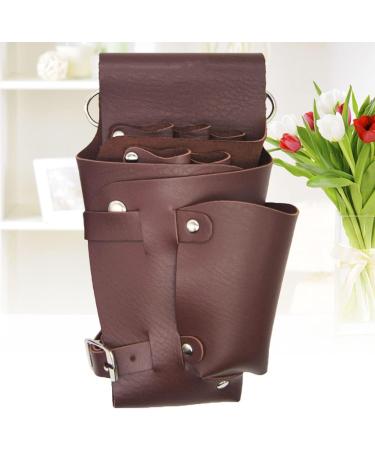 PopetPop 3-In-1 Hairdresser Tool Bag with Scissor Holder - PU Belt Organizer for Salon & Cosmetic Brushes - Buy Online on GoSupps.com