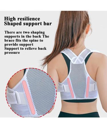 Posture Corrector Back Brace Spinal Support for Men and Women Adjustable Back Support for Improving Posture Provides Back Support Helps Relieve Neck Back and Shoulder Pain White XL Tools - Buy Online on GoSupps.com