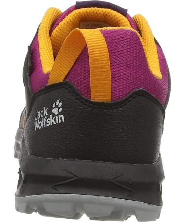 Jack Wolfskin Woodland Texapore Low K Hiking Boot Big Kid 8-12 Years - Black/Purple - Buy Online on GoSupps.com
