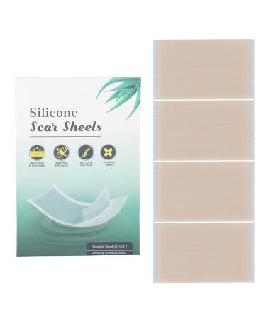 Silicone Scar Removal Sheets - Effective Gel Patch for Stretch Marks - Lightweight & Portable for Men - Buy Online on GoSupps.com