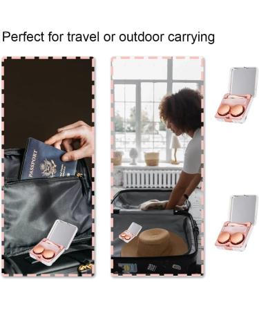 Feisidunwsf Marble Contact Lens Case - Portable Mini Holder with Mirror for Travel & Outdoor Activities - Buy Online on GoSupps.com