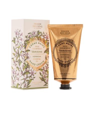Panier des Sens - Hand Cream for Dry Cracked Hands and Skin   Verbena Hand Lotion  Moisturizer  Mask - With Shea Butter and Olive Oil - Made in France 97% Natural Ingredients - 2.6floz/75ml - Buy Online on GoSupps.com
