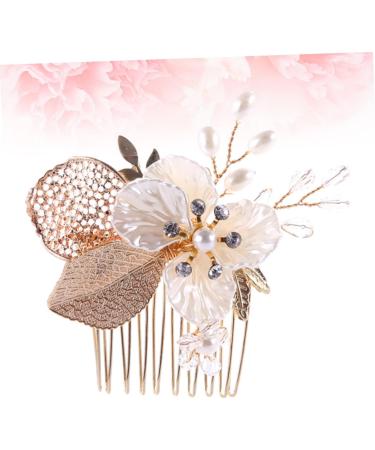 Angoily Bride Comb Hair Comb for Bride Bridal Hair Comb Bride Headpieces for Wedding Rhinestone Comb Pearl Hair Barrettes Pearl Hair Pin Rhinestone Hair Comb Crystal Rhinestones - Buy Online on GoSupps.com