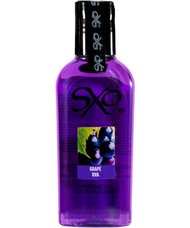 Edible Massage Oil - Warm Sensation Relaxing Therapy | Perfect Glide & Soft Skin | 8 fl oz (Apple + Grape) - International Shipping Available - Buy Online on GoSupps.com