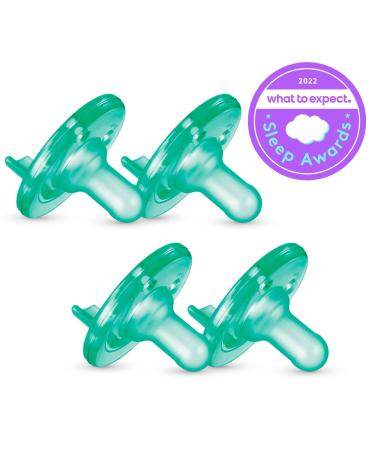 Philips AVENT Soothie Pacifier  0-3 Months  Green  4 Pack  SCF190/41 4 Pack 0-3m Green - Buy Online on GoSupps.com