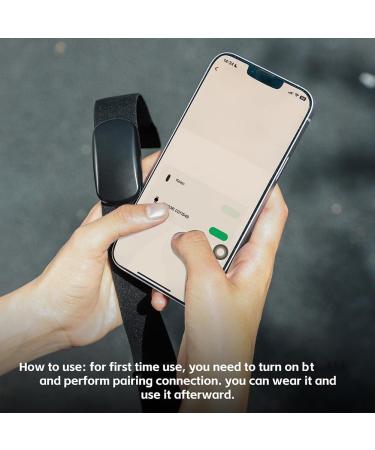 Juchrzey Heart Rate Sensor with Chest Strap - IP67 Waterproof Fitness Tracker for Running Cycling & Sports - Buy Online on GoSupps.com