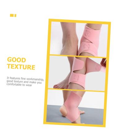 Healeved 4pcs Compression Ankle Brace - Washable Ankle Sleeves & Lipstick Keychain Holder for Men & Women - Pink Protective Case - Buy Online on GoSupps.com