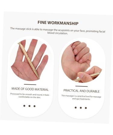 Healvian 4-Piece Beauty Stick Set | Acupuncture Face Stimulation & Massage | Universal Meridian Stick for Relaxation & Wellness - Buy Online on GoSupps.com