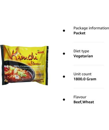 Mama Kimchi Flavour Noodles - 20 Packets - Authentic Korean Taste - Buy Online on GoSupps.com