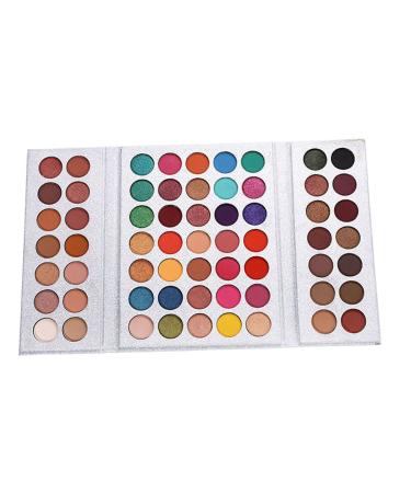 63 Colors Shimmer Eyeshadow Eye Palette - Professional Matte Glitter Rainbow Eyeshadow - Highly Pigmented Waterproof Makeup Powder