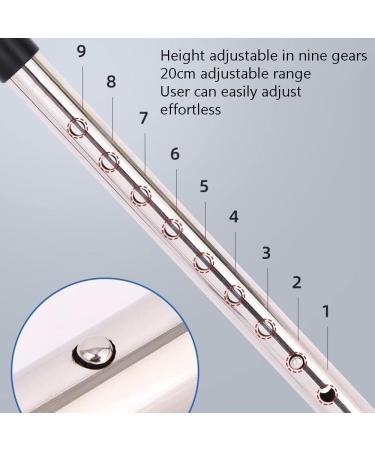 Adult Crutches Medical Crutches Portable Armpit Crutches with Detachable Adjustable Crutches Suitable for Walking Rehabilitation Training Convenient Independence 2pcs - Buy Online on GoSupps.com