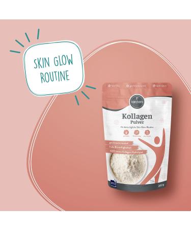 BORCHERS Collagen powder 200 g premium collagen hydrolyzate collagen peptide type 1 & 3 easily soluble without genetic engineering without added sugar skinglow routine 200g 1er Pack - Buy Online on GoSupps.com