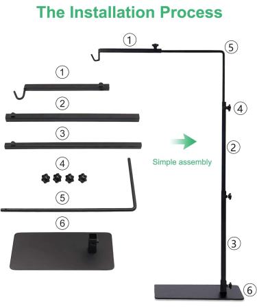 Reptilia Lamp Stands for Habitat Cages | Support for Reptile Lighting - Ideal for Turtles Geckos & Hermit Crayfish - Buy Online on GoSupps.com
